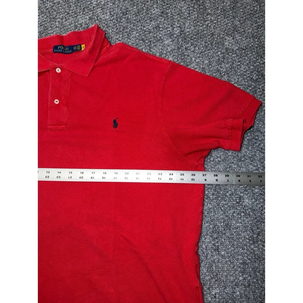 Polo Ralph Lauren Red Short Sleeve Polo Shirt Size 2XB big and tall